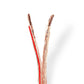 Nedis Speaker Cable 2x 6mm2 100m Reel Transparent - CABR6000TR1000