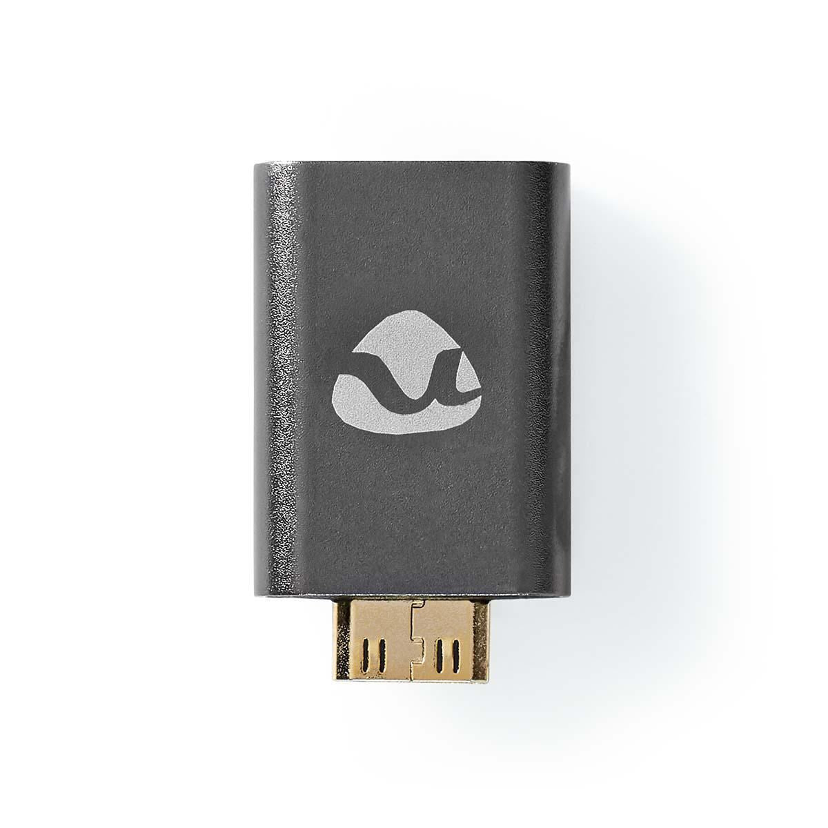 Nedis HDMI  AdapterHDMI Male / HDMI  Mini ConnectorHDMI Female / HDMI  OutputGo - CVTB34906GY