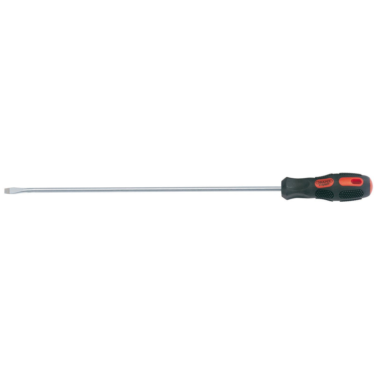 Draper 40802 Expert 6mm x 450mm Plain Slot Flared Tip Long Reach Screwdriver