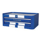 Sealey Mid-Box 2 Drawer Retro Style - Blue with White Stripes AP28102BWS