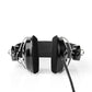 Nedis Wired Headphones 1.1m Round Cable On-Ear Lightweight Black - HPWD1104BK