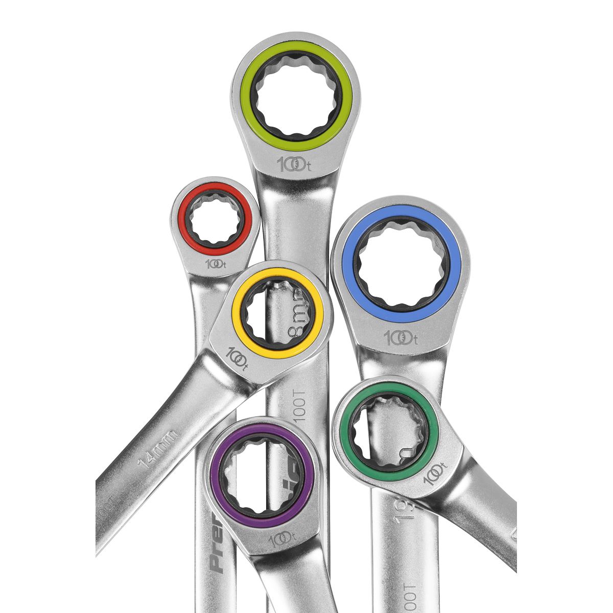 Sealey Combination Ratchet Spanner Set 12pc Metric - Platinum Series AK63949