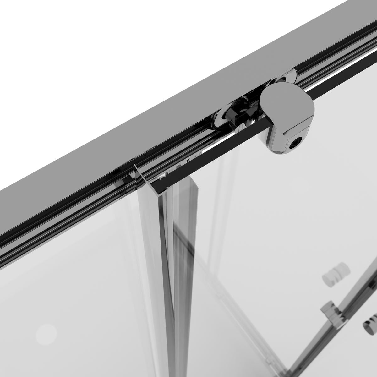 Baridi Corner Shower Entry Enclosure 900 x 900 x 1850mm with 6mm Tempered Glass - Chrome DH299