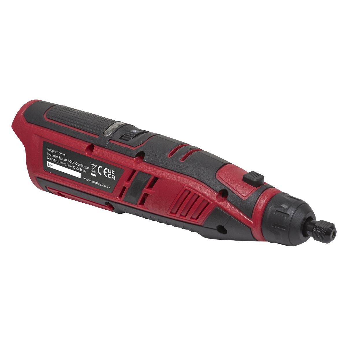 Sealey Cordless Rotary Tool & Engraver Kit 49pc 12V - Body Only CP1207