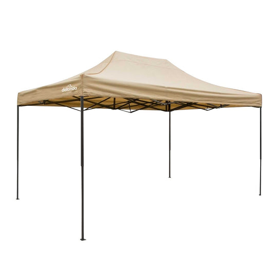 Sealey Dellonda Premium 3 x 4.5m Pop-Up Gazebo, Heavy Duty, PVC Coated, Water Resistant Fabric, Supplied with Carry Bag, Rope, Stakes & Weight Bags - Beige Canopy DG134