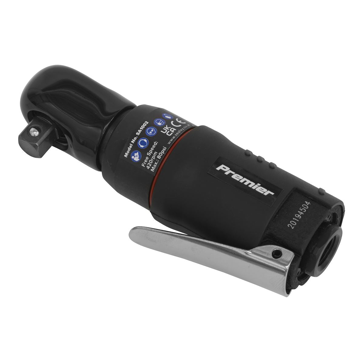 Sealey Mini Air Ratchet Wrench 3/8"Sq Drive SA1002