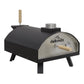 Dellonda Portable Wood-Fired 14" Pizza & Smoking Oven - Black/Stainless Steel DG10