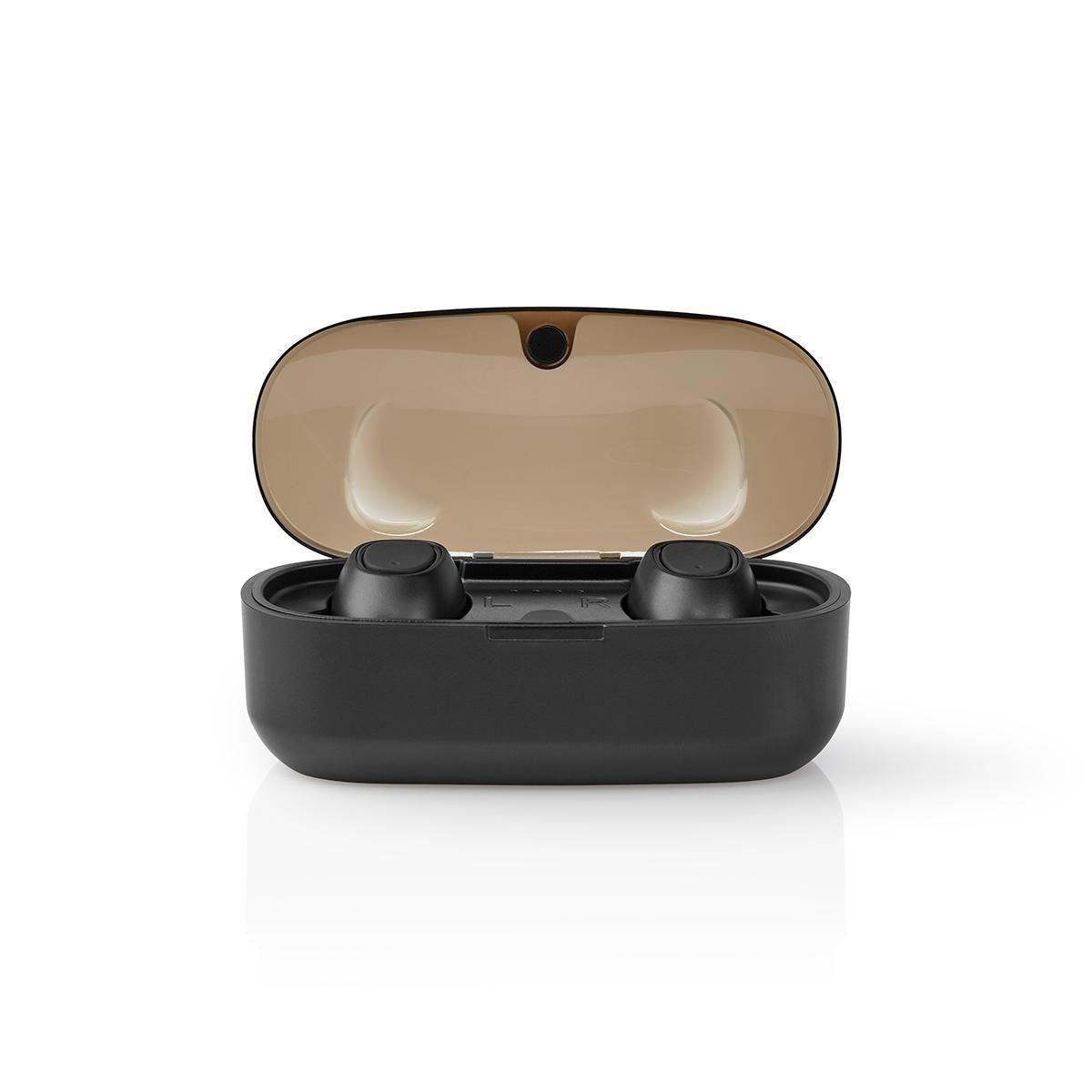 Nedis Fully Wireless Bluetooth® Earphones 5hr Voice Control Wireless Chargeable - HPBT5052BK