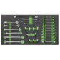 Sealey Siegen Tool Tray with Specialised Spanner Set 30pc - Metric S01274