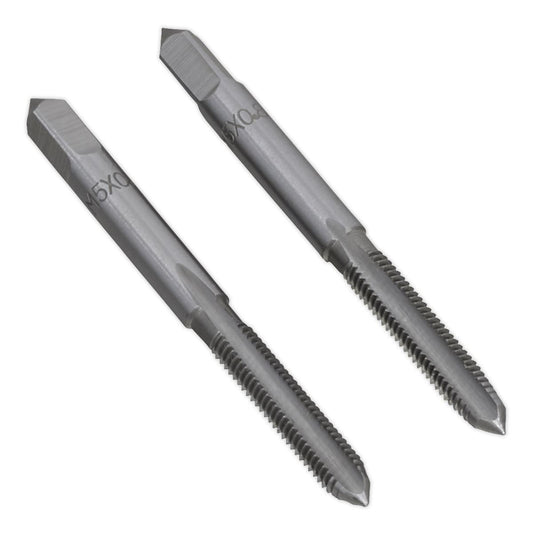 Sealey Tap Set 2pc (Taper & Plug) M5 x 0.8mm TSM5