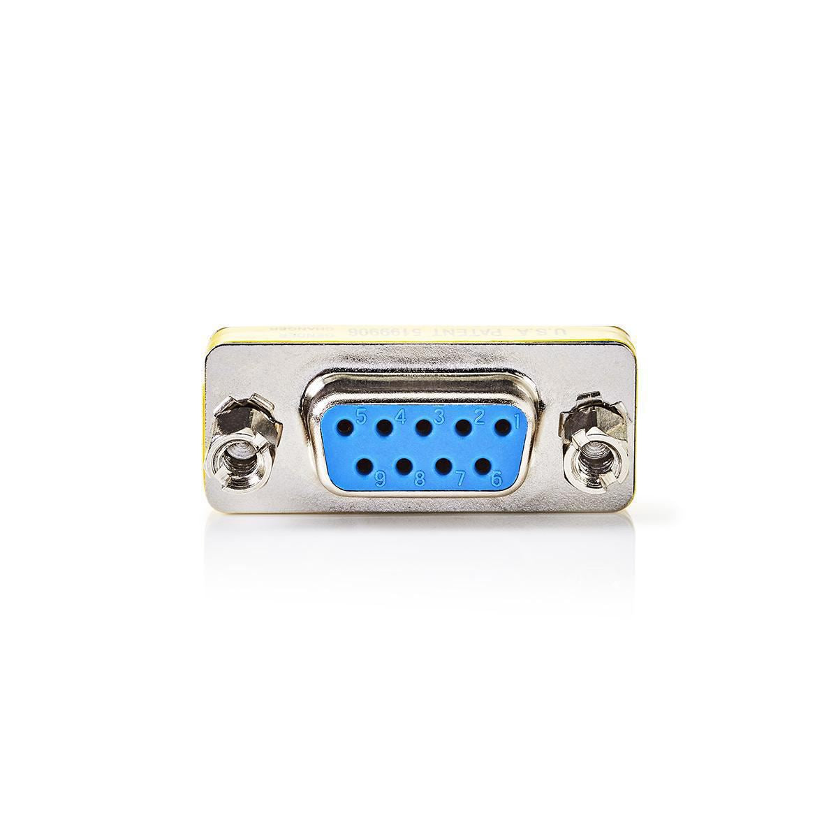 Nedis D-Sub Coupler D-Sub 9-Pin Male to D-Sub 9-Pin Female Metal CCGP52812ME
