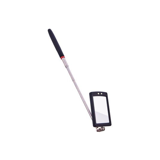 Amtech Telescopic Light Inspection Mirror+2 LED Bright Light Extends To 87cm - S2305