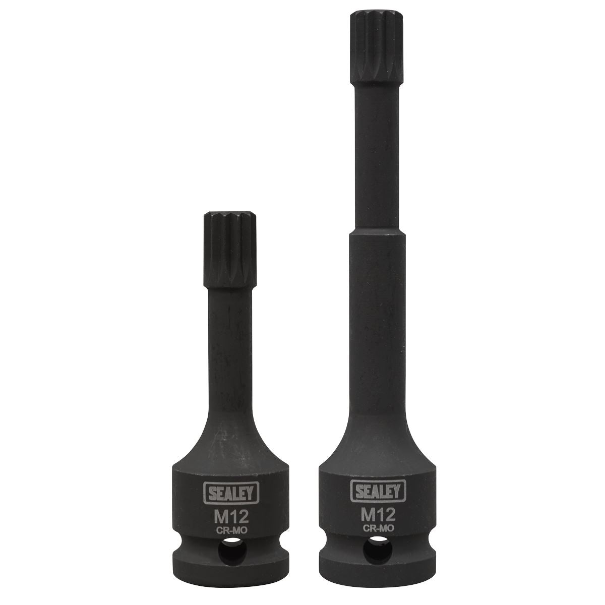 Sealey M12 Wheel Bearing Hub Spline Socket Bits for VAG 2pc VS0100