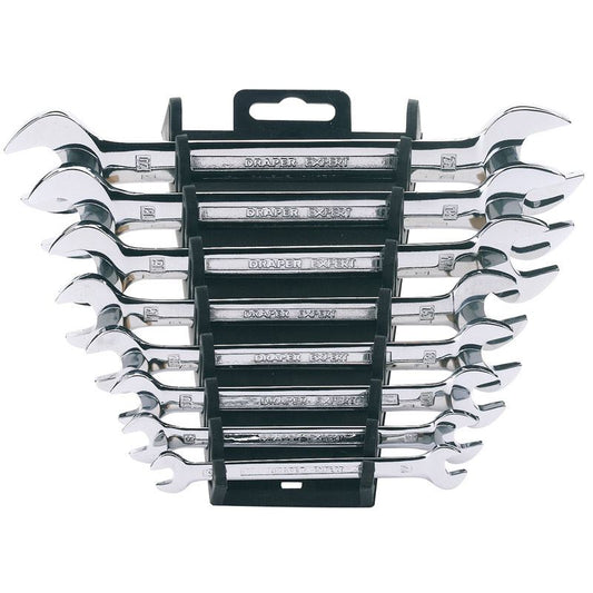 Draper 1x Expert 8 Piece Metric Double Open Ended Spanner Set Professional Tool - 64609