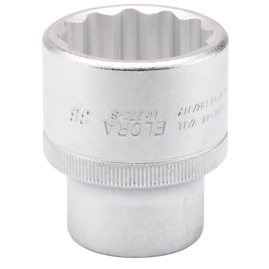 Draper 770-Sm 36mm 3/4 Square Drive Elora Bi-Hexagon Socket - 00799
