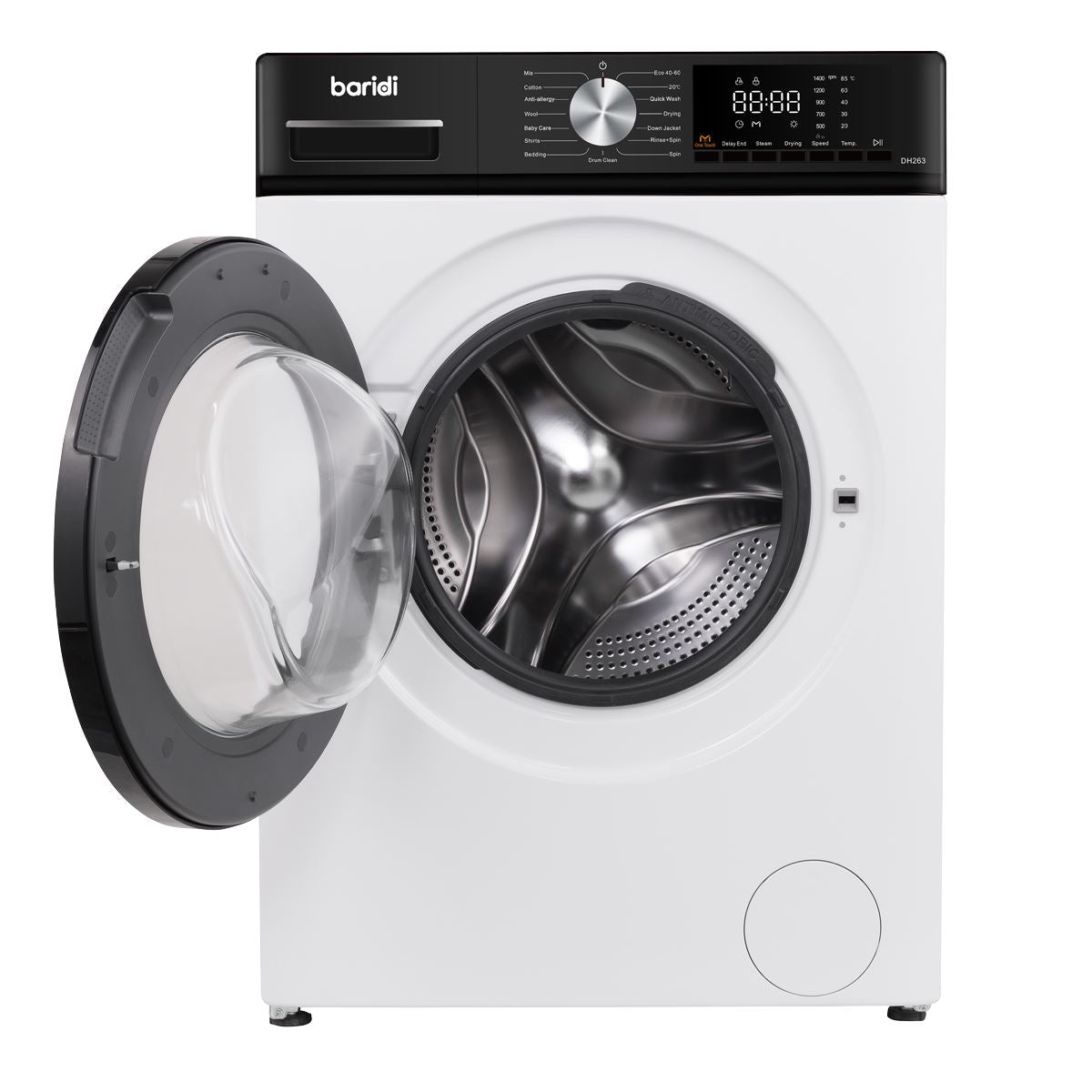 Baridi 8/5kg Washer Dryer, Front Loading, 1400rpm Energy Rating A � White DH263