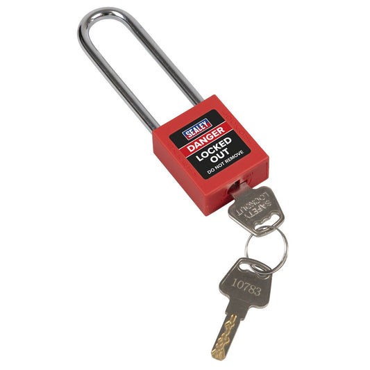 Sealey Safety Lockout Padlock - Long Shackle EV12