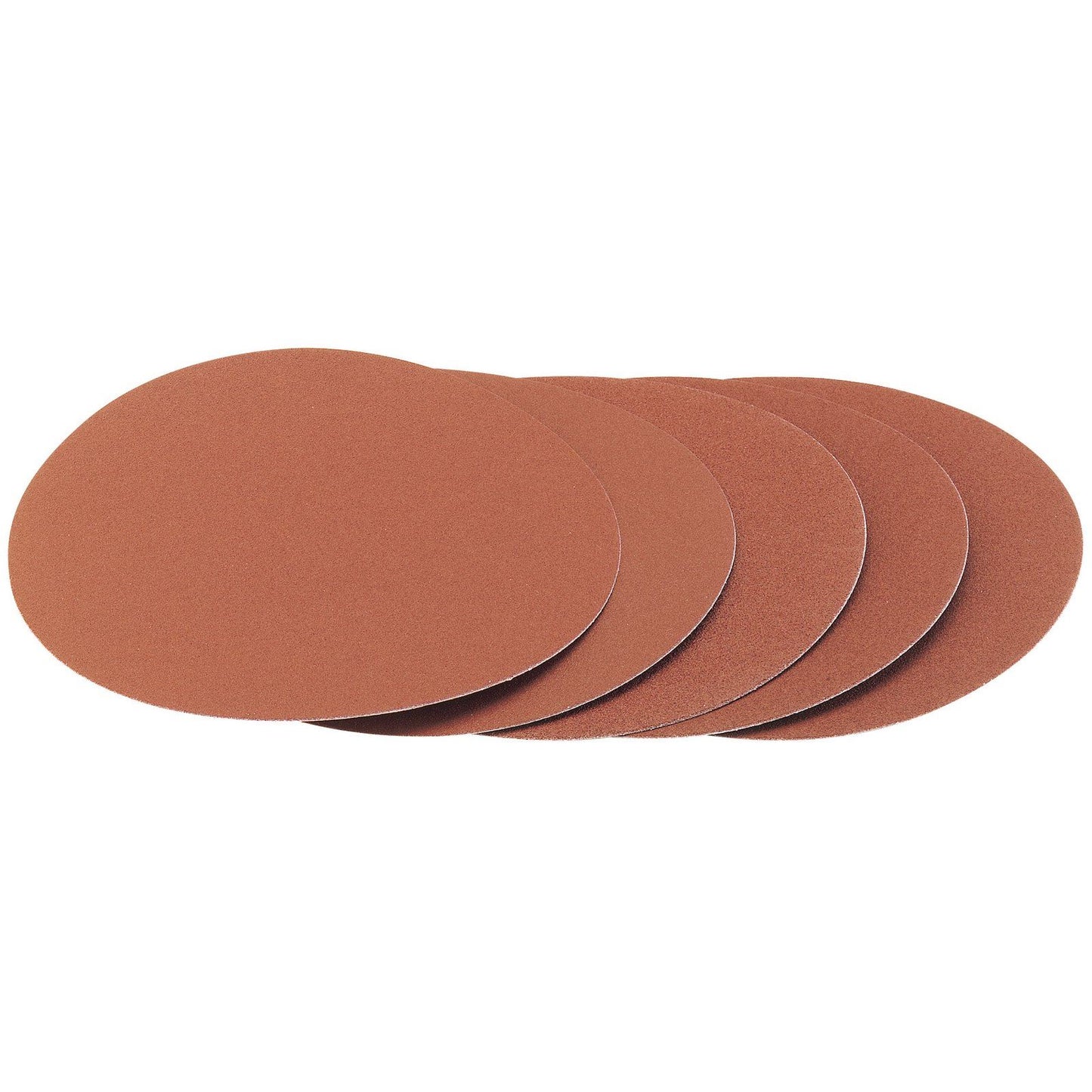 Five 80 Grit Hook And Eye Backed Aluminium Oxide 230mm Draper 72230 Hook & Loop