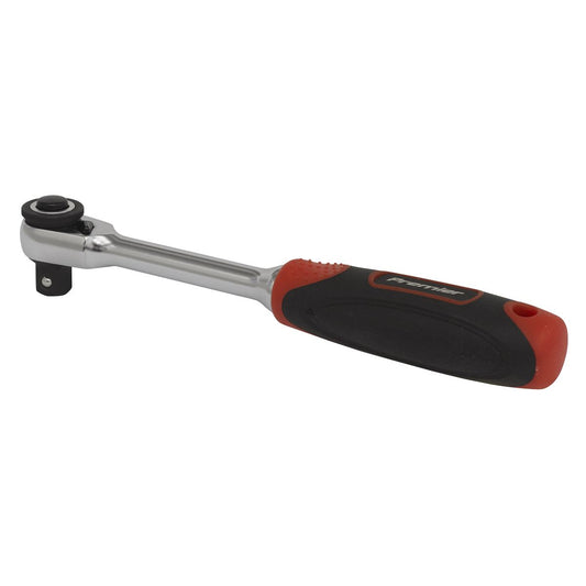Sealey Compact Head Ratchet Wrench 1/4"Sq Drive - Platinum Series AK8987