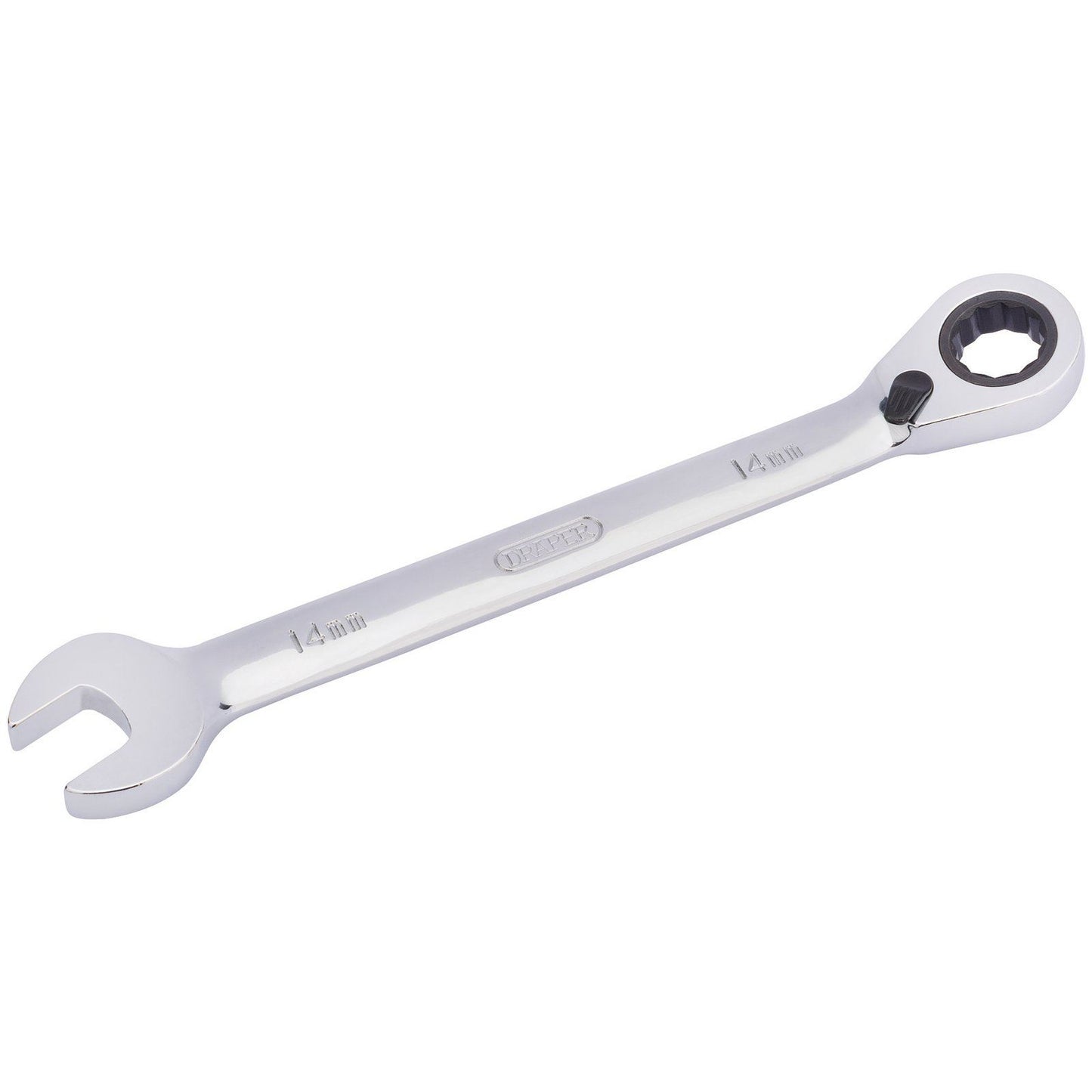 Draper 14mm Draper Hi-Torq Metric Reversible Ratcheting Combination Spanner - 52002
