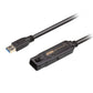 Aten USB 3.0 Extension Cable A Male to A Female Round 10m Black 3.1 Gen1 - UE3310-AT-G