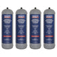 Sealey 430g 2.2L, Disposable Argon/Carbon Dioxide Gas Cylinder - Pack of 4 MIGMIX2.24