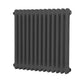 Baridi Horizontal Traditional 2 Column Radiator 600 x 607mm � Anthracite DH357