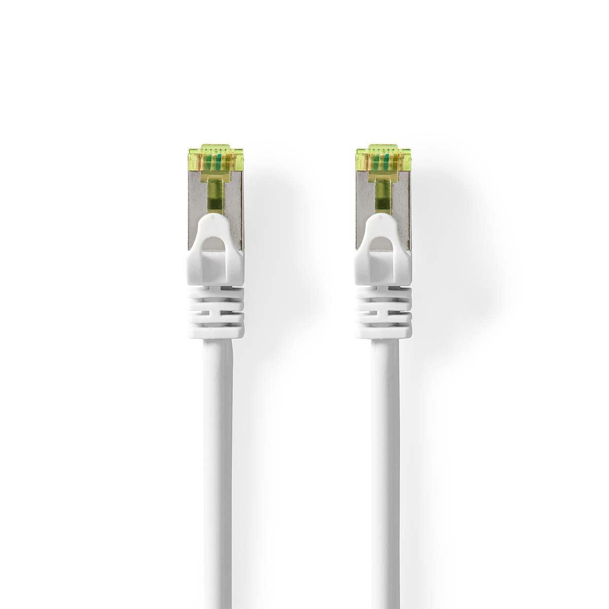 Nedis CAT7 Cable S/FTP RJ45 Male to Male 2m Round LSZH White