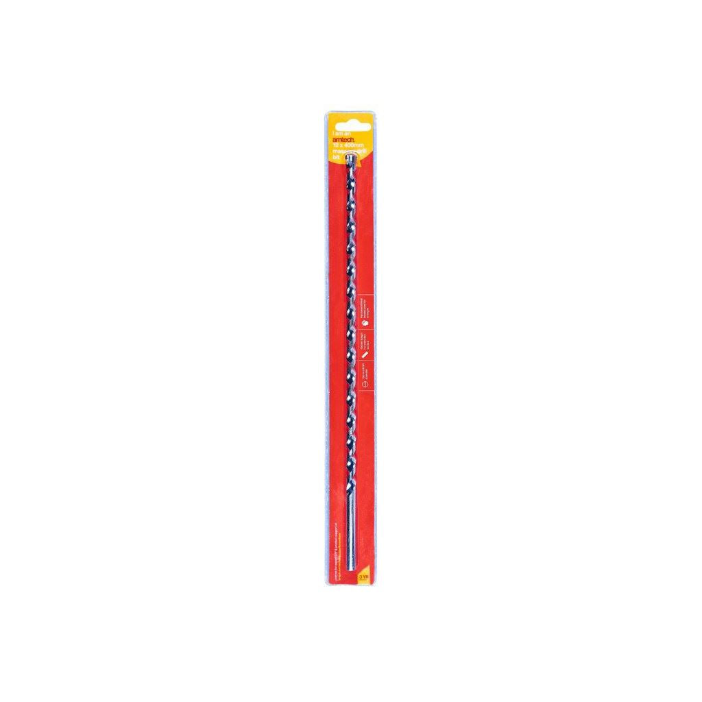 Amtech 12mm x 400mm Long Masonry Drill Bit Drilling Brick Stone Heat Treated - F4230
