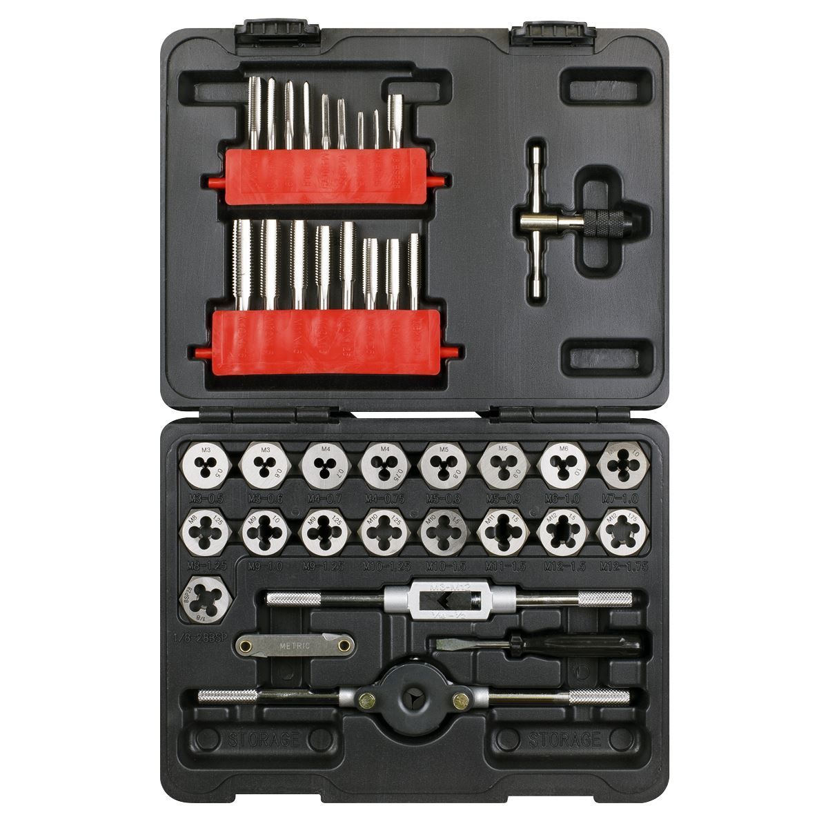 Sealey Tap & Hex Die Set 39pc - Metric AK3039HM