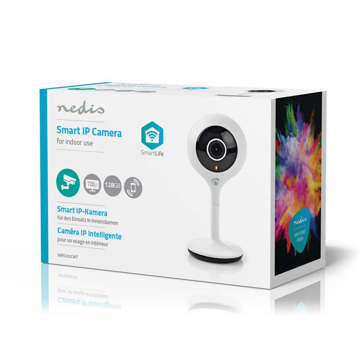 Nedis WiFi Smart IP Camera HD 720p WIFICI05CWT