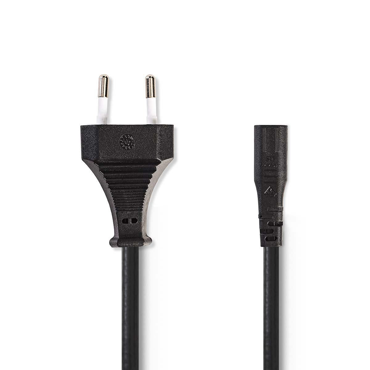 Nedis Power Cable Euro Plug to IEC-320-C1 2m Black PCGP11062BK20