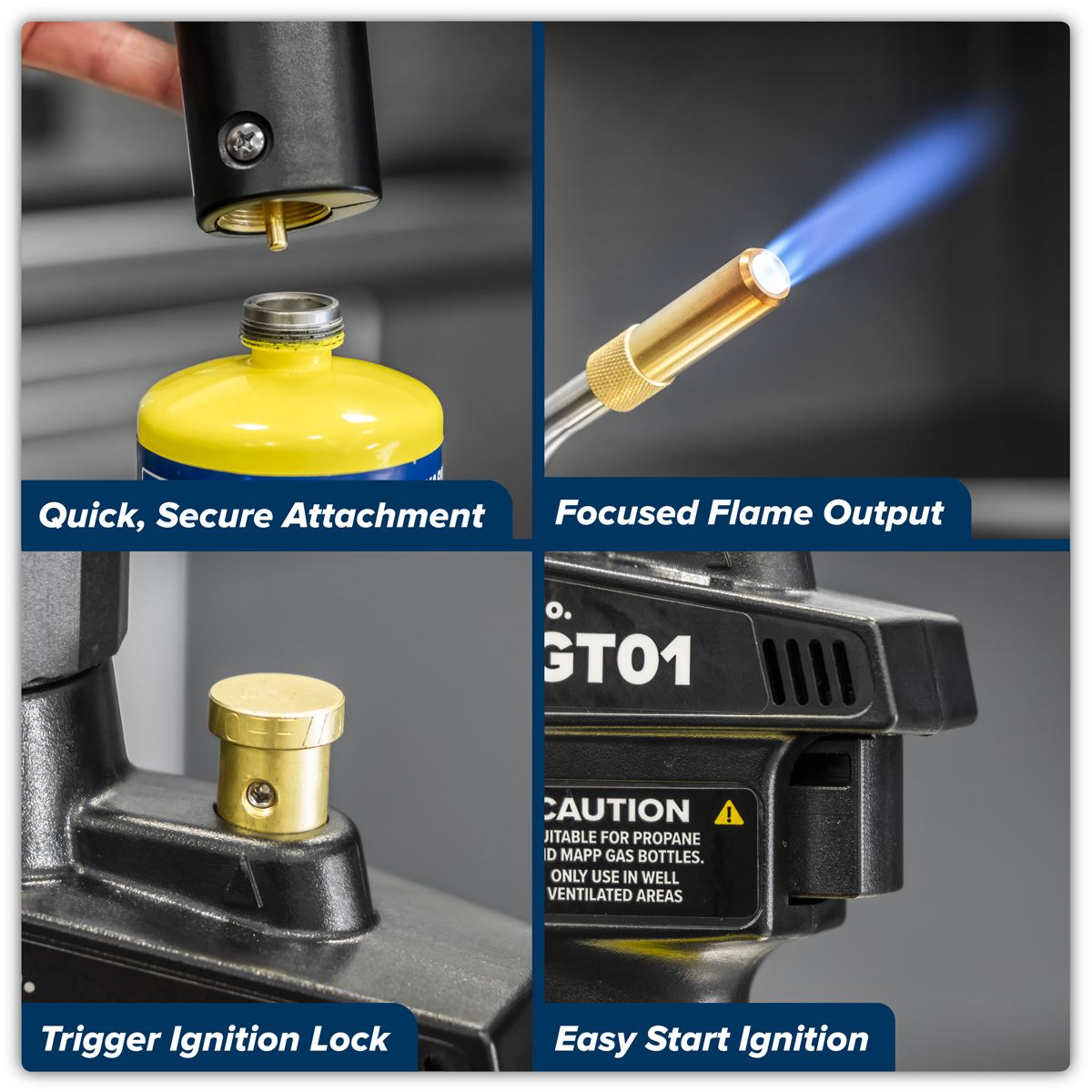 Sealey Brazing & Soldering MAPP Gas Torch SMGT01