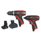 Sealey SV12 Series 2 x 12V Cordless Power Tool Combo Kit CP1200COMBO6