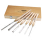 Draper AWL44 6 Piece HSS Woodturning Chisel Set in Storage Box 58697