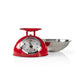 Nedis Retro Kitchen Scales Analogue Metal Red KASC110RD