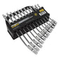 Sealey Reversible Ratchet Combination Spanner Set 12pc Metric S0840