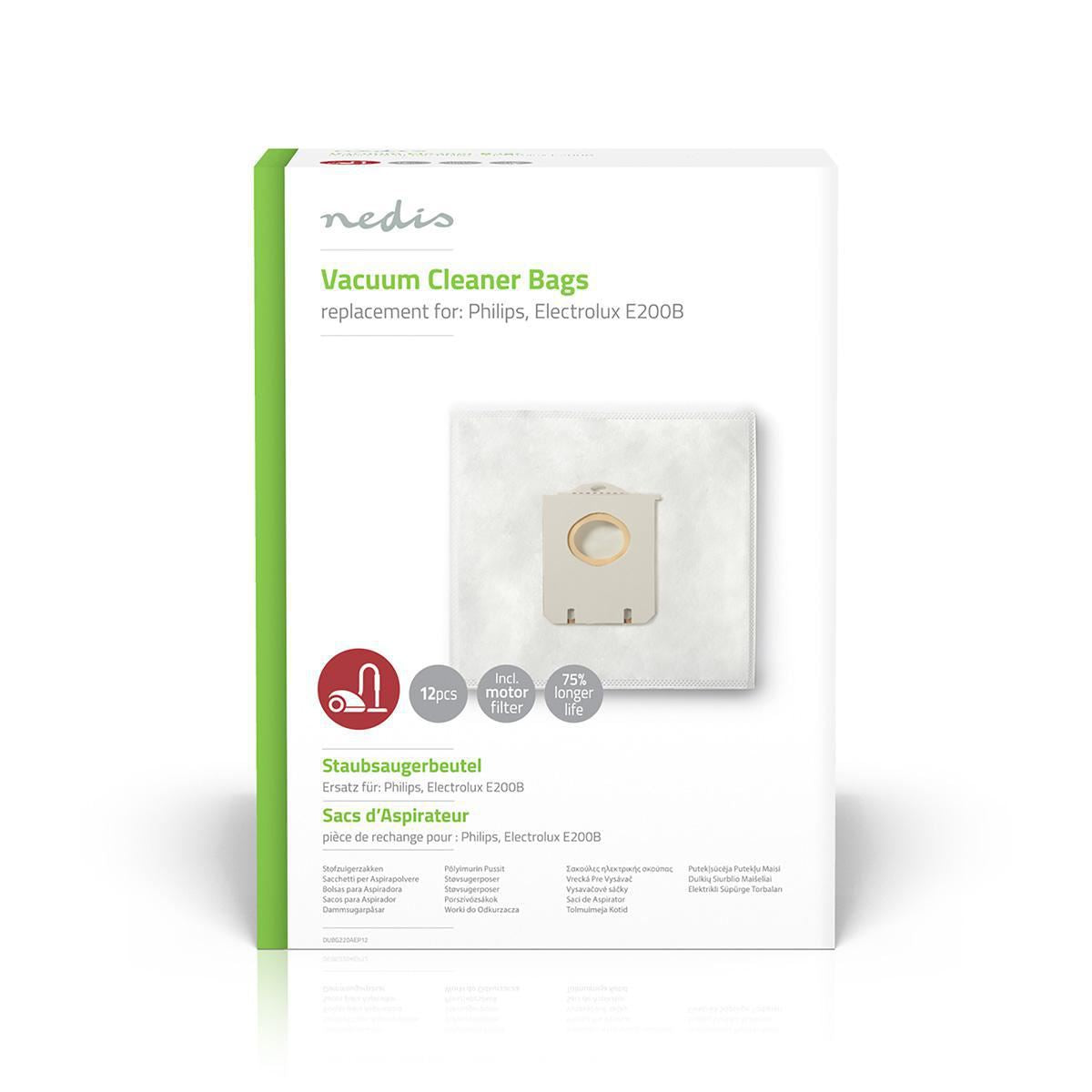 Nedis Vacuum Cleaner Bag Philips, Electrolux E200B DUBG220AEP12