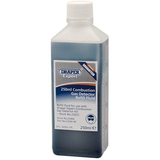 Expert 250Ml Combustion Gas Detector Fluid Draper 23304