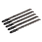 Sealey Jigsaw Blade Hard Wood 100mm 6tpi - Pack of 5 SJBT101D