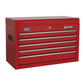 Sealey Topchest 5 Drawer with Ball-Bearing Slides - Red AP225