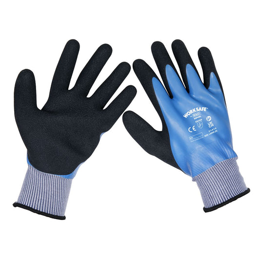 Sealey Waterproof Latex Gloves Large  Pair SSP49L