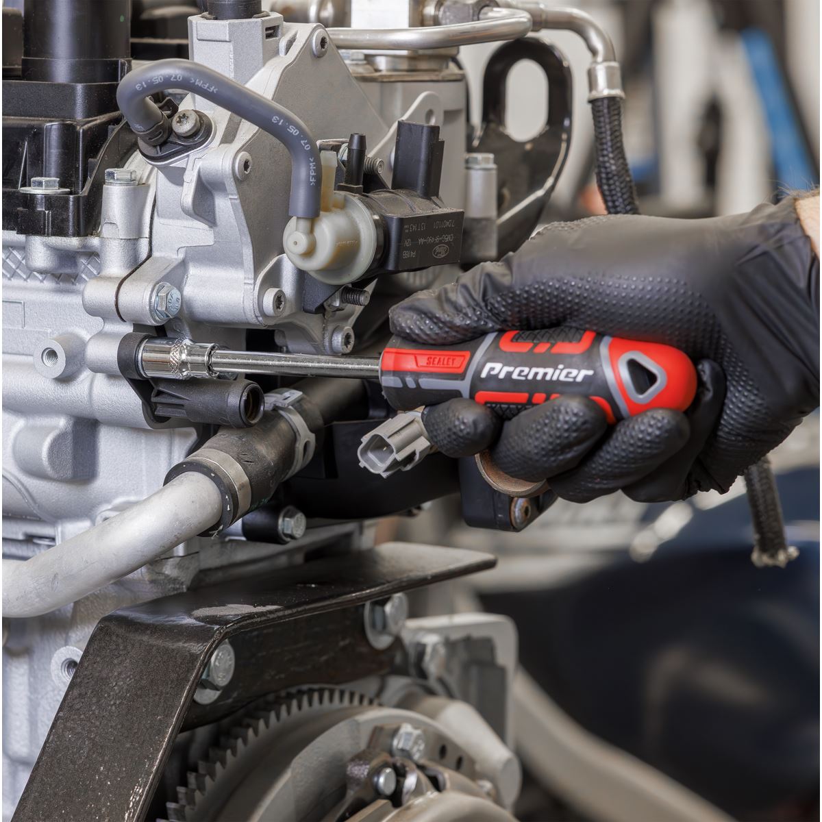 Sealey Premier Socket Set with Tool Tray 1/4"Sq Drive 44pc TBT40