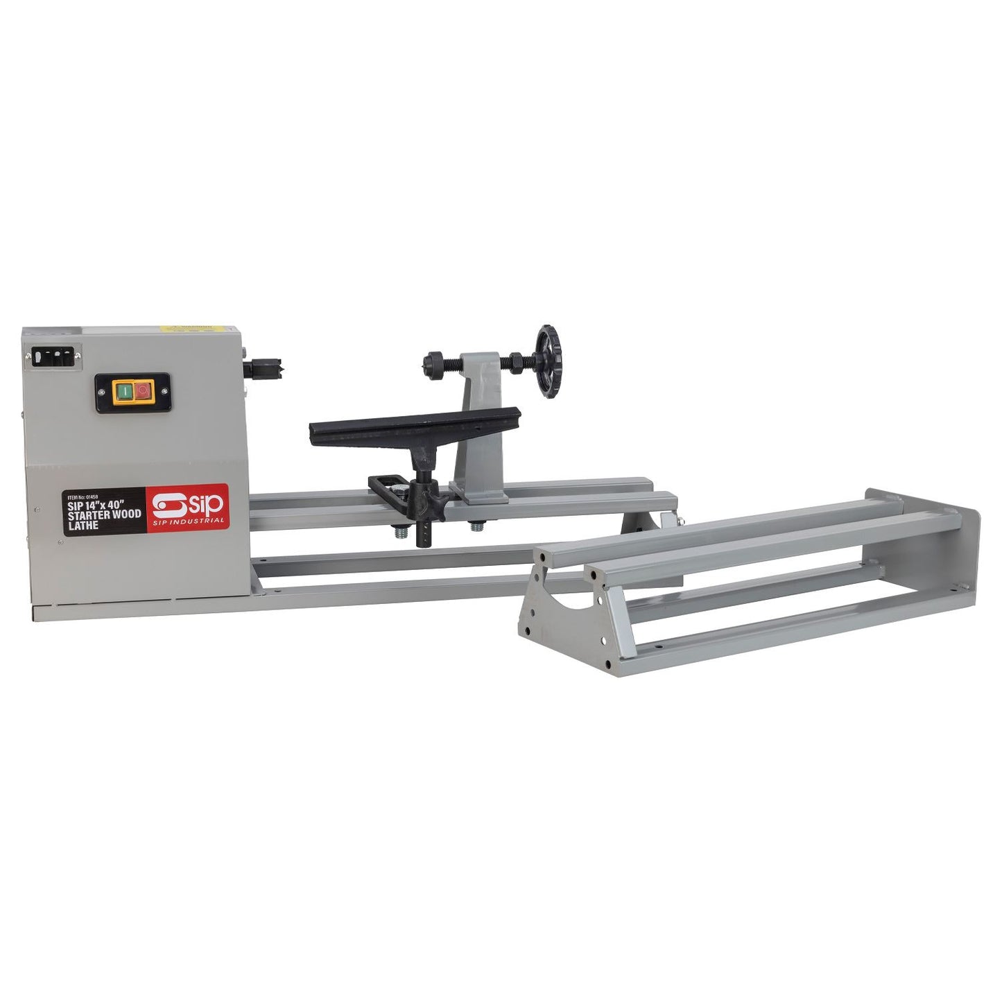 SIP Industrial 14" x 40" Starter Wood Lathe with 3pc Chisel Kit