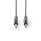 Nedis Mono Speaker Cable 6.35mm Male to 6.35mm Male 10m Grey COTG23050GY100