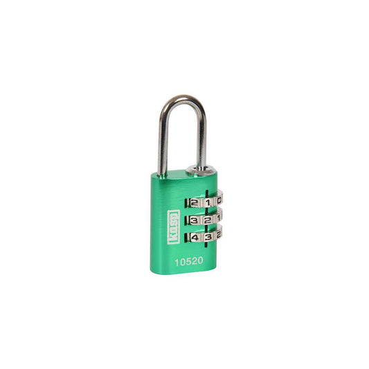Kasp 105 Combi Padlock Green 20mm K10520GRED