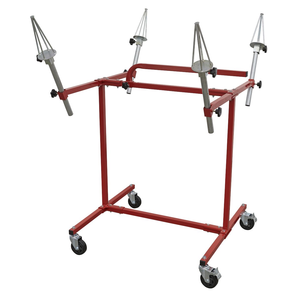 Sealey Alloy Wheel Painting/Repair Stand Heavy-Duty-4 Wheel Capcty MK71