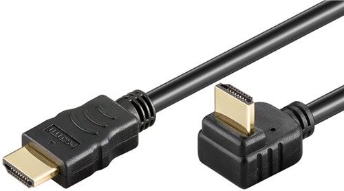 High Speed HDMI cable Ethernet gold-plated 1.5m HDMI male A to HDMI male A 270°