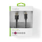 Nedis USB 3.1 Cable USB-C Male to A Male 2m Black - CCGW61600BK20