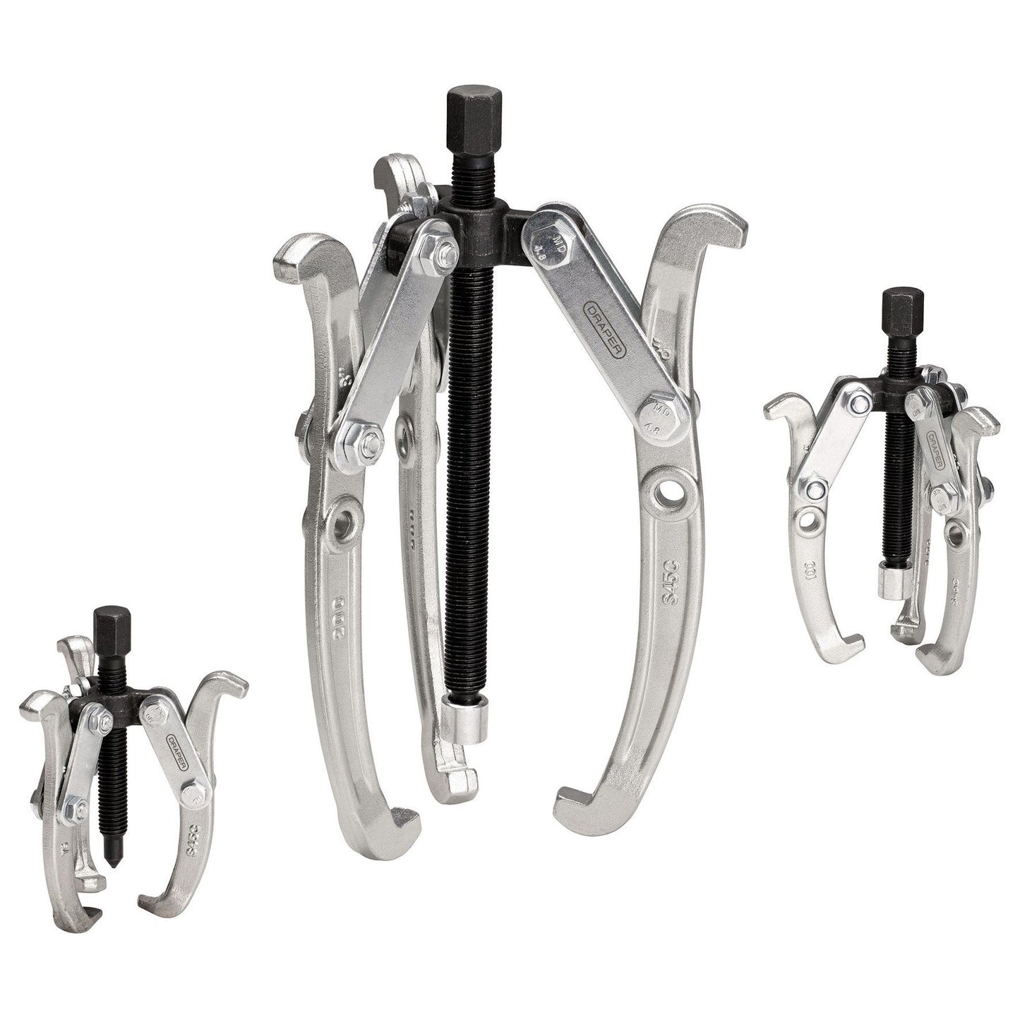 Draper Triple Leg Reversible Puller Set (3 Piece)